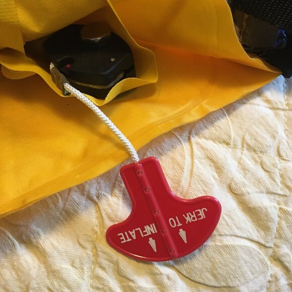 Aircraft Life Vest Inflatable Jacket Child Sized #1 - Picture 8 of 11